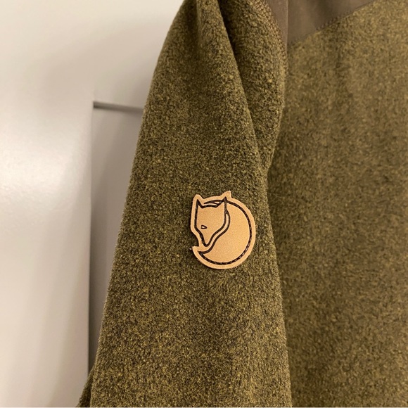 Fjallraven NWOT Mens Sten Fleece Jacket, XL, Olive Green - Picture 7 of 11